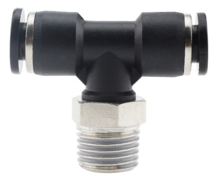 螺纹型T型三通 中部螺纹